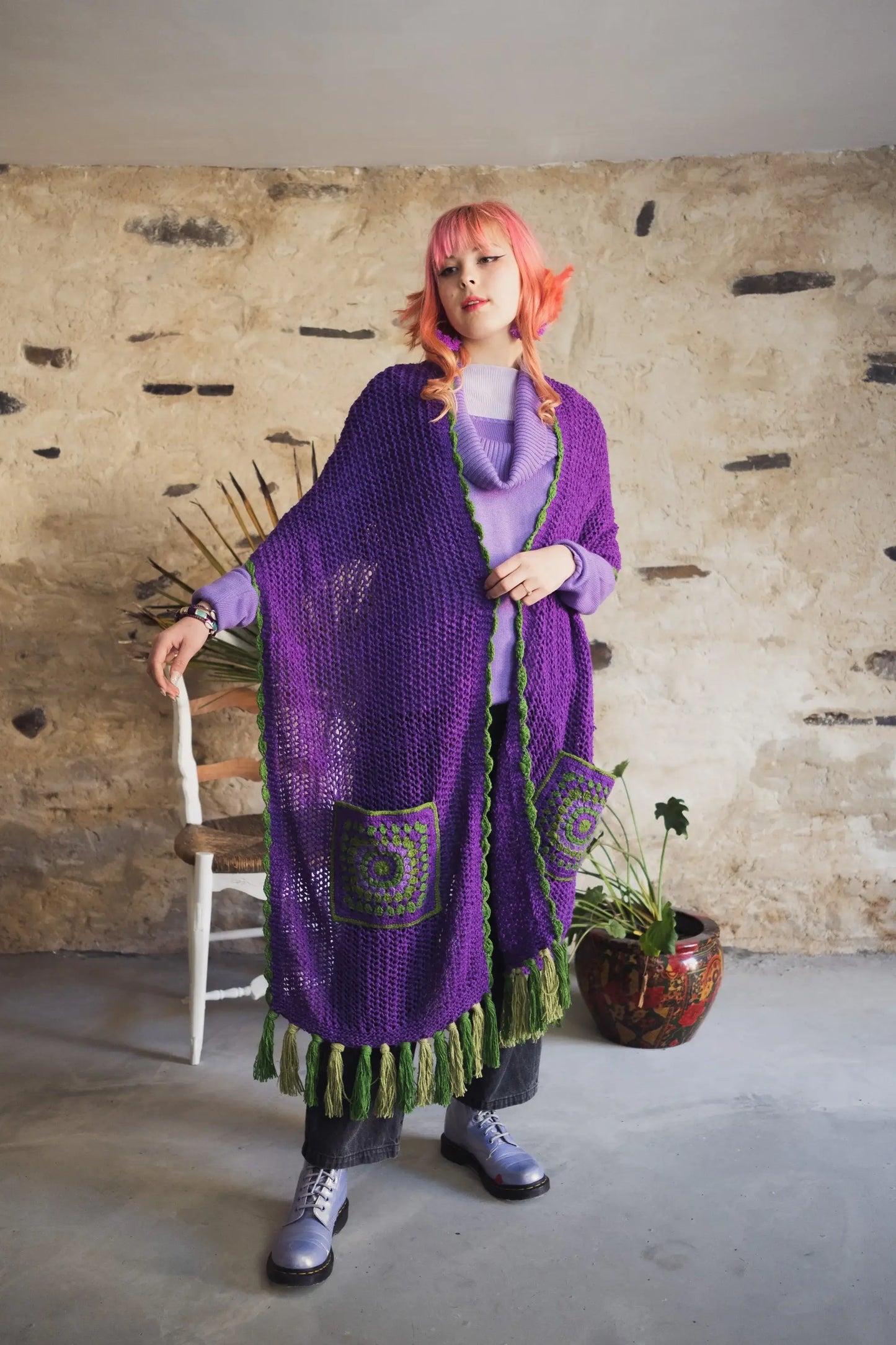 Seher Eri Silk Pocket Scarf (Peace Silk)