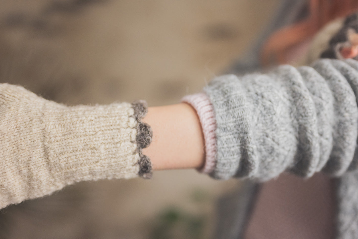 Kafal Fingerless Fringed Gloves