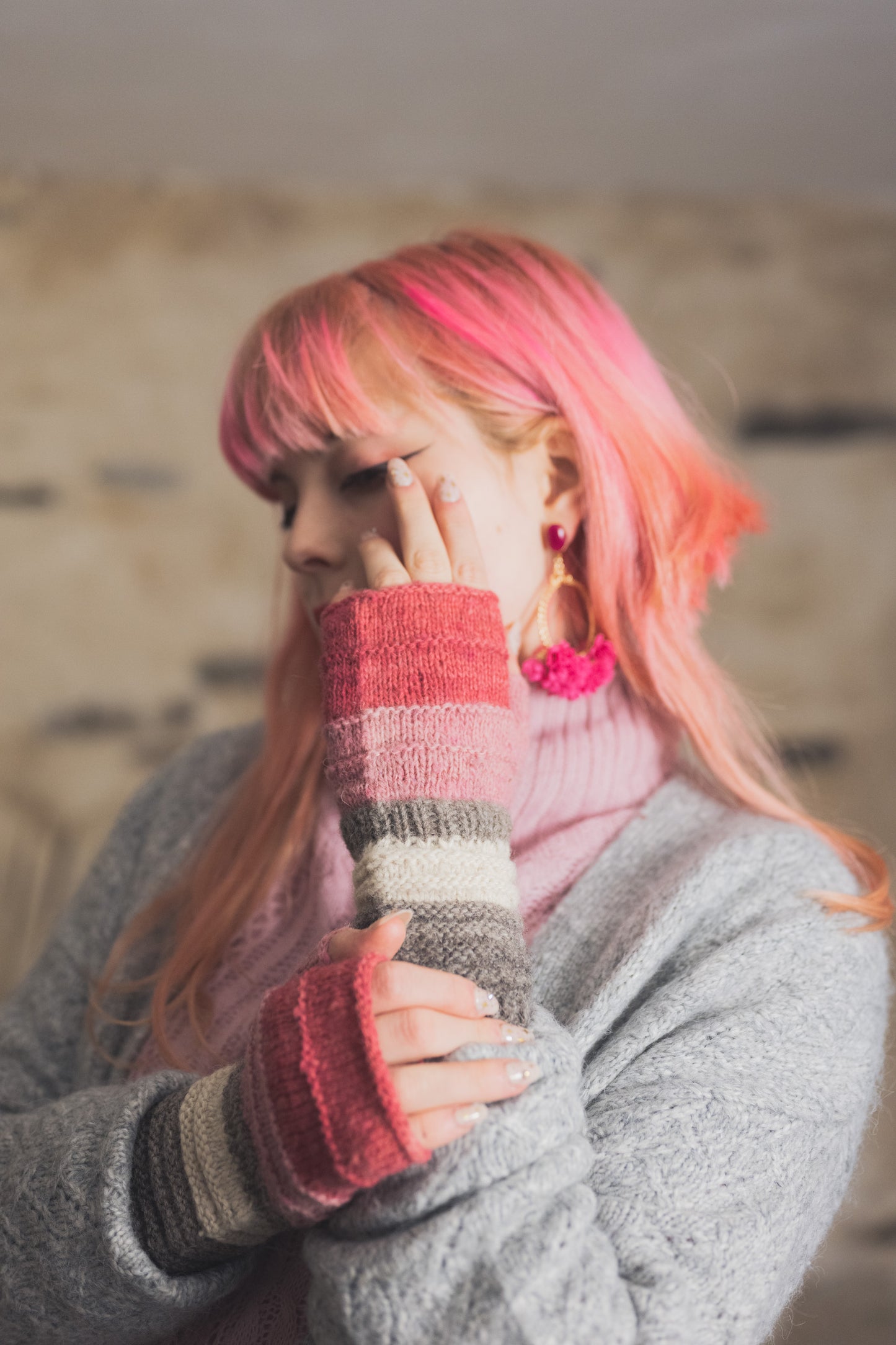 Bhor Ombre Fingerless Mitten