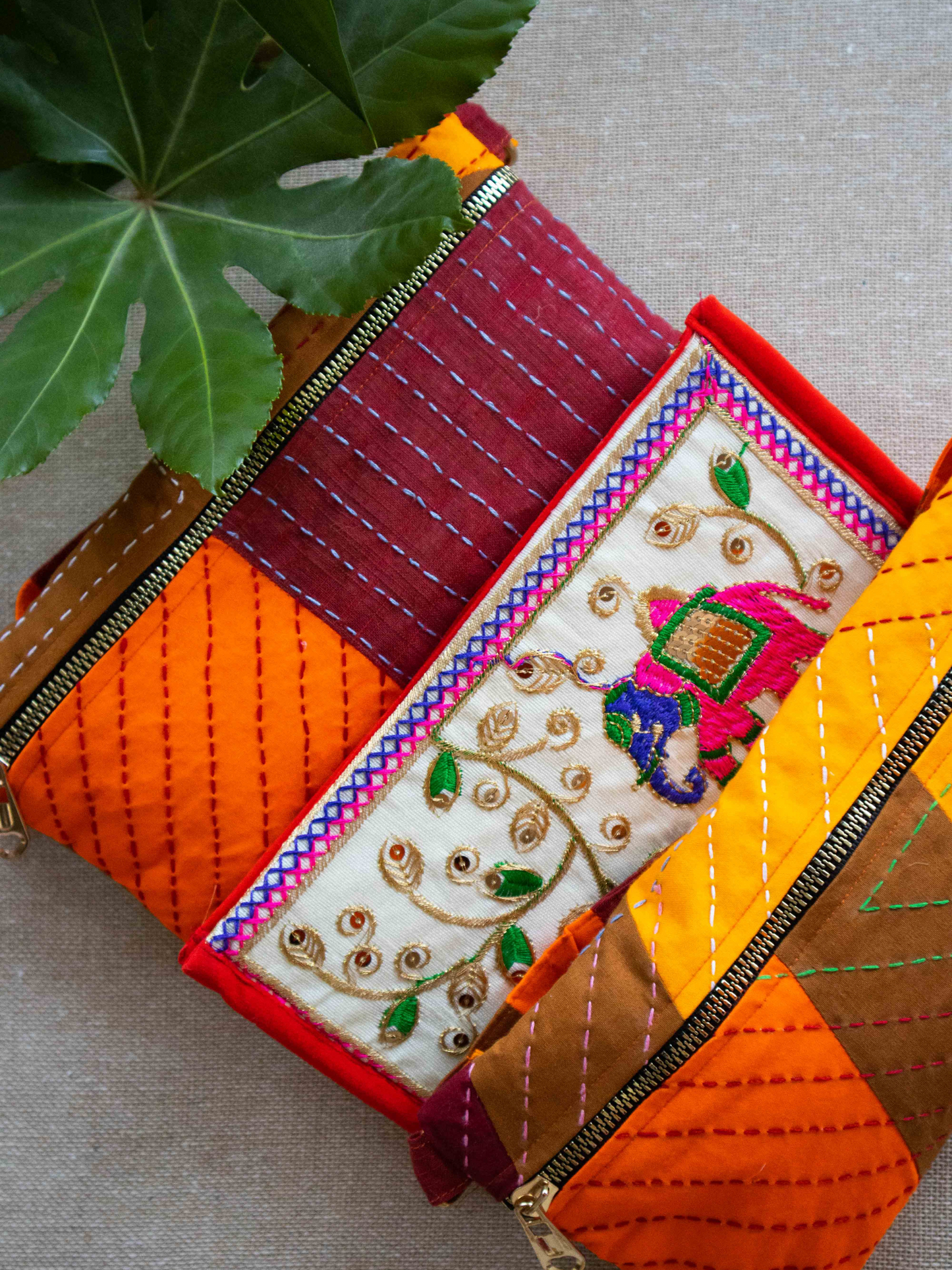 Upcycled Handmade Kantha Shoulder Bag
