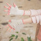 Kafal Fingerless Fringed Gloves