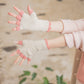 Kafal Fingerless Fringed Gloves