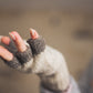 Kafal Fingerless Fringed Gloves