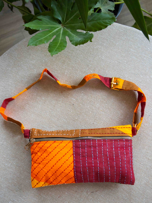Upcycled Handmade Kantha Shoulder Bag