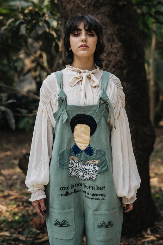 Organic Cotton Corduroy Mukti Dungaree